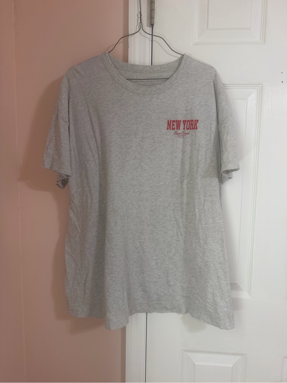 Old Navy New York Graphic Crewneck T-Shirt - Gray